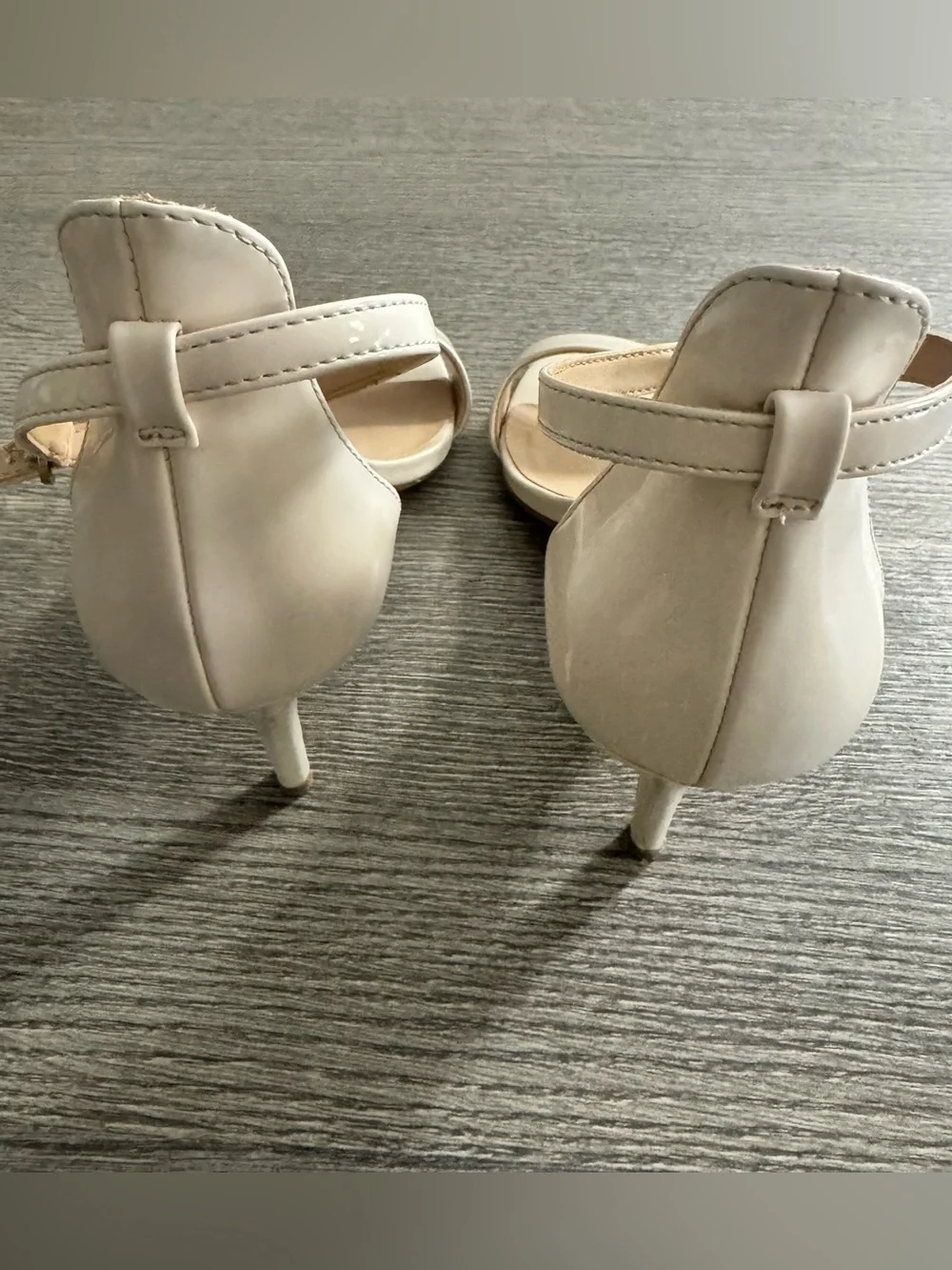 Kelly & Katie Nadia Strappy Sandals heels US 9.5 UK 7.5 Cream